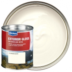 Wickes Exterior Gloss Paint - Georgian White 750ml &pound;18.00