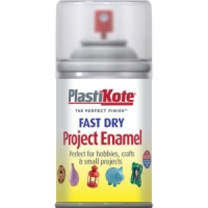Plastikote Fast Dry Enamel Aerosol Spray - Clear 100ml £4.00