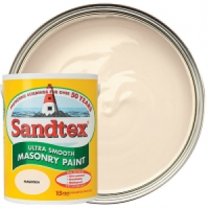Sandtex Ultra Smooth Masonry Paint - Magnolia 5L £23.00