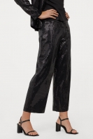HM   Wide trousers with sequins