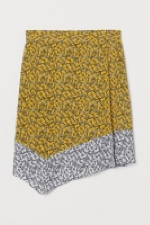 HM   Wrapover viscose skirt
