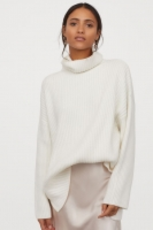  Rib-knit polo-neck jumper £22.00