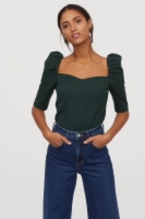  Puff-sleeved top £9.00