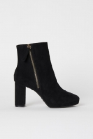  Block-heeled ankle boots £24.00