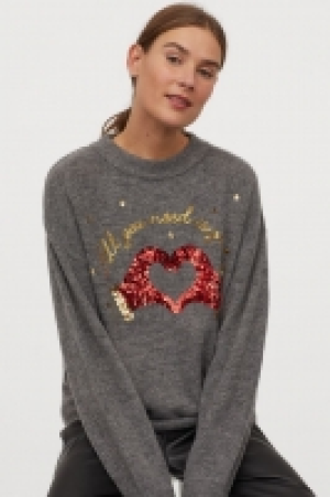  Sequin-motif jumper £11.00