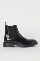 HM   Leather Chelsea boots