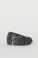 HM   Patterned leather belt