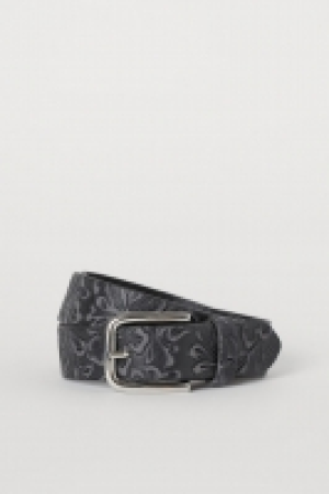 HM   Patterned leather belt