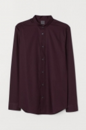 HM   Premium cotton grandad shirt