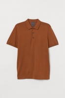 HM   Silk-blend polo shirt