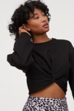  Knot-detail sweatshirt £7.00