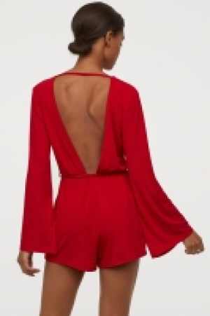  Trumpet-sleeved playsuit £8.00