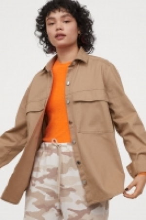  Cotton twill shirt jacket £12.00