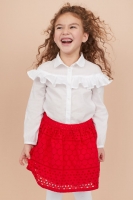 HM   Skirt with broderie anglaise