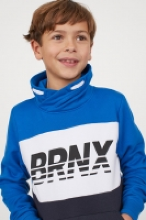 Funnel-collar sweatshirt £7.00