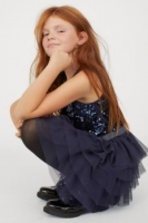  Tulle dress with sequins £12.00