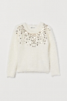 HM   Fluffy jumper with sequins