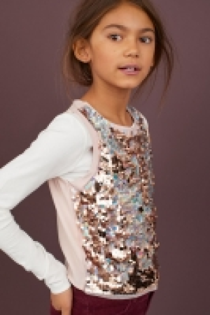  Sequined top £5.00