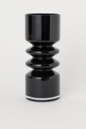  Tall glass vase £12.00