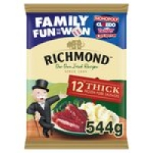 Richmond 12 Thick Frozen Pork Sausages