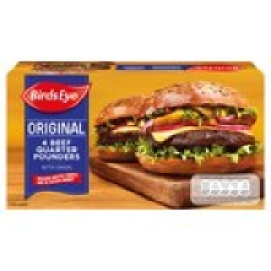 Birds Eye 4 Original Beef Quarter Pounder £2.00