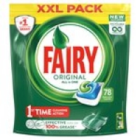 Morrisons  Fairy Original All In One Dishwasher Capsules