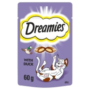 Wilko  Dreamies Duck Cat Treats 60g