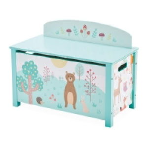 Large Forest Friends Wooden Toy Box