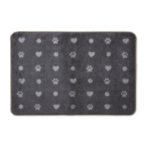 Heart and Paw Washable Pet Boot Mat