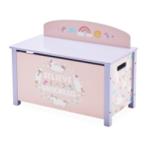 Large Unicorn Wooden Toy Box