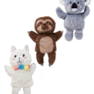Koala, Sloth & Alpaca Hand Puppets