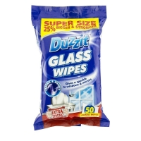 QDStores  Duzzit Extra Strong Glass Wipes 50 Pack