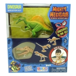 QDStores  Mighty Megasaur Buildable Spinosaurus Skeleton Set