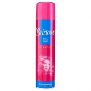 Poundland  Bristows Hairspray Ultra Hold 300ml