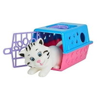 QDStores  Simba Toys My Little Pet White Cat With Carry Case
