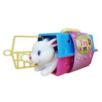 QDStores  Simba Toys My Little Pet White Rabbit With Carry Case
