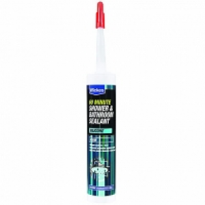 Wickes  Wickes 60 Minute Shower & Bathroom Silicone Sealant - Clear 