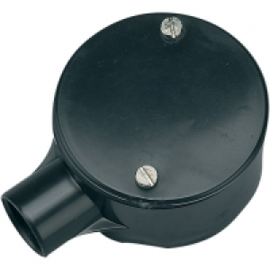 Wickes 1 Way Terminal Junction Box - Black 20mm &pound;1.35