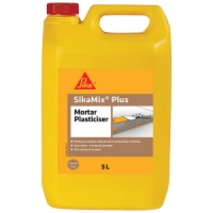 Sika Mix Plus Mortar Plasticiser Admixture - 5L £6.25
