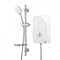 Wickes  Wickes Hydro LED Lit Touch Control Electric Shower Kit - Whi
