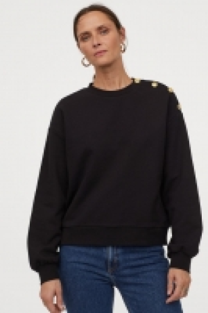 HM   Sweatshirt with buttons