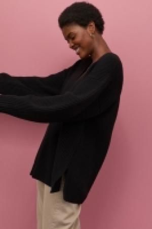  V-neck wool-blend jumper £35.00