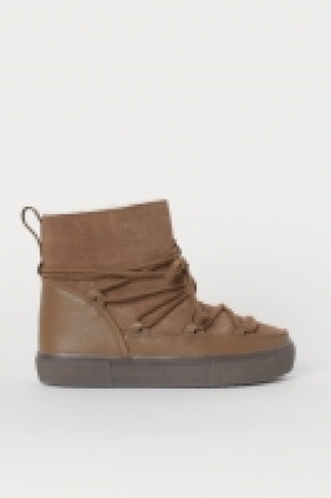  Warm-lined suede hi-tops £45.00