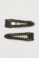 HM   2-pack hair clips with beads