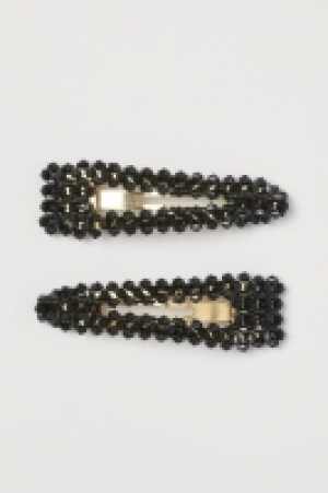 HM   2-pack hair clips with beads