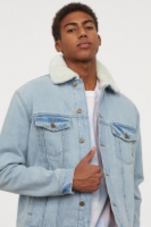 HM   Lined denim jacket