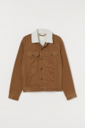 HM   Pile-lined corduroy jacket