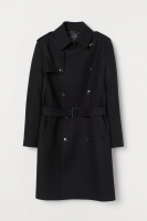 HM   Wool-blend trenchcoat