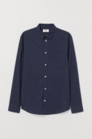 HM   Cotton poplin shirt