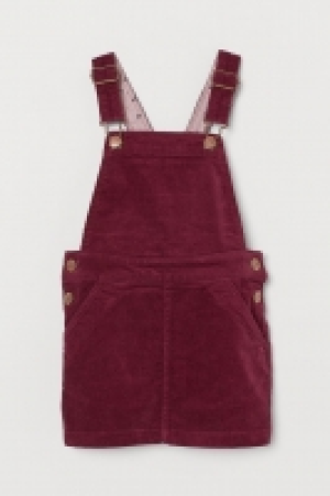 HM   Corduroy dungaree dress